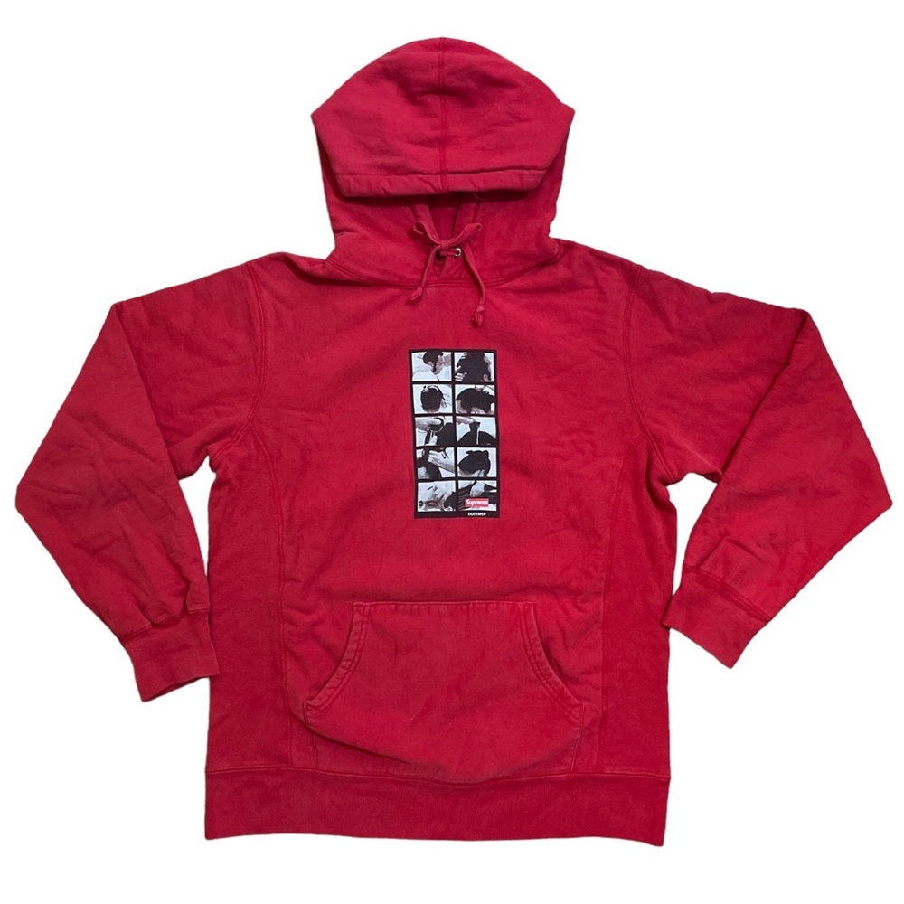 AUTHENTIC SUPREME skate shop hoodie in size large